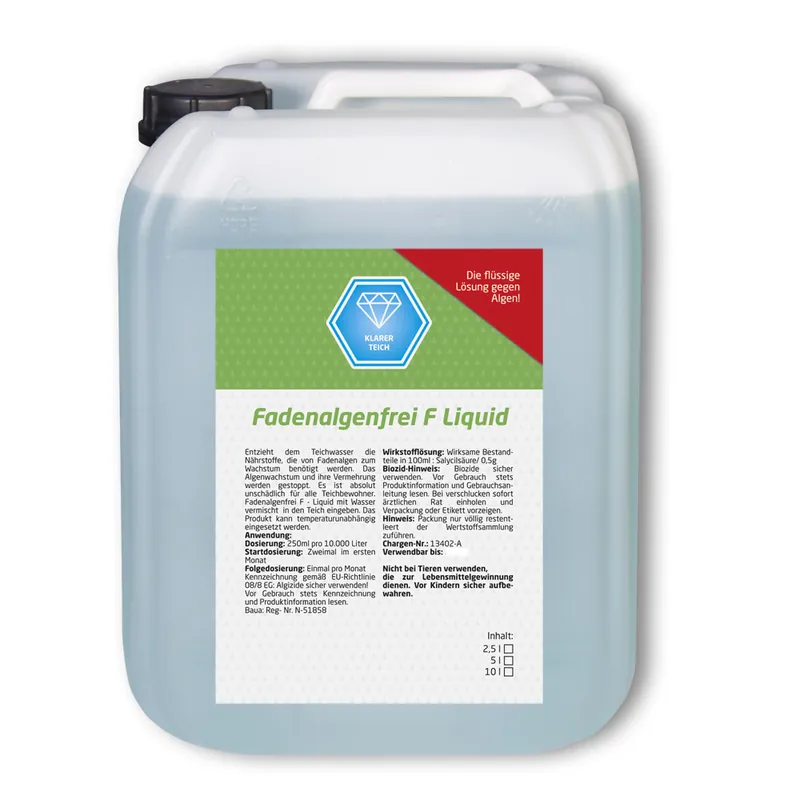 Fadenalgenfrei F Liquid 5,0 Liter Top-Seller